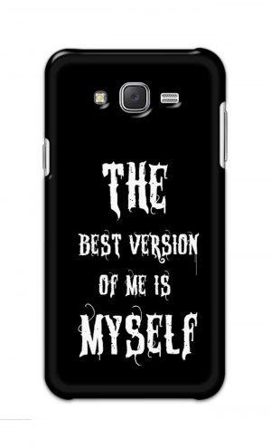 For Samsung Galaxy J7 Printed Mobile Case Back Cover Pouch (The Best Version Of Me)