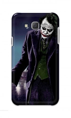For Samsung Galaxy J7 Printed Mobile Case Back Cover Pouch (Joker Standing)