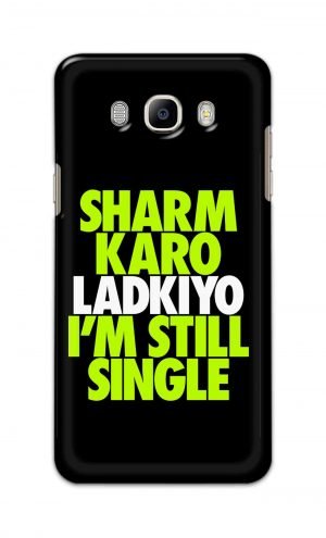 For Samsung Galaxy J7 2016 Printed Mobile Case Back Cover Pouch (Sharm Karo Ladkiyon)