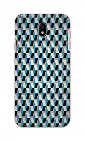 For Samsung Galaxy J7 2017 Printed Mobile Case Back Cover Pouch (Diamonds Pattern)