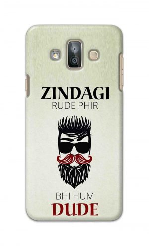 For SamsungGalaxy J7 Duo Printed Mobile Case Back Cover Pouch (Beta Tumse Na Ho Payega)