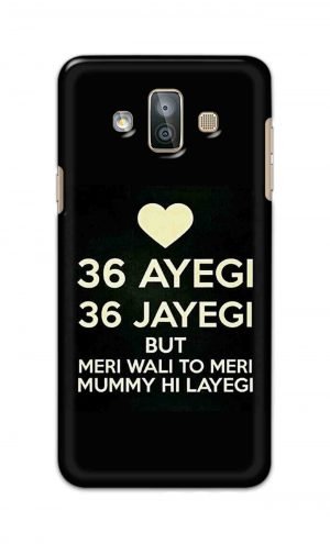 For SamsungGalaxy J7 Duo Printed Mobile Case Back Cover Pouch (36 Aayegi 36 Jayegi)