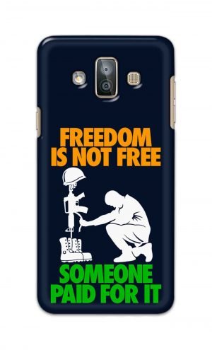 For SamsungGalaxy J7 Duo Printed Mobile Case Back Cover Pouch (Freedom Is Not Free)