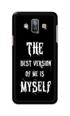 For SamsungGalaxy J7 Duo Printed Mobile Case Back Cover Pouch (The Best Version Of Me)