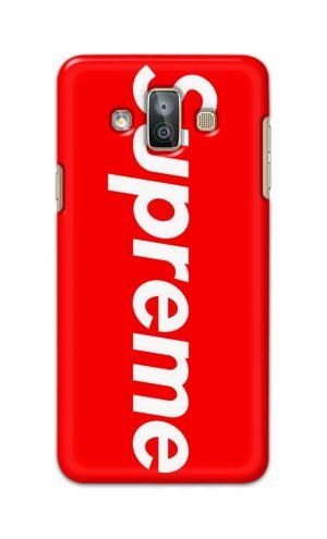 For SamsungGalaxy J7 Duo Printed Mobile Case Back Cover Pouch (Supreme Red)