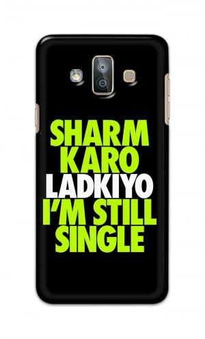 For SamsungGalaxy J7 Duo Printed Mobile Case Back Cover Pouch (Sharm Karo Ladkiyon)