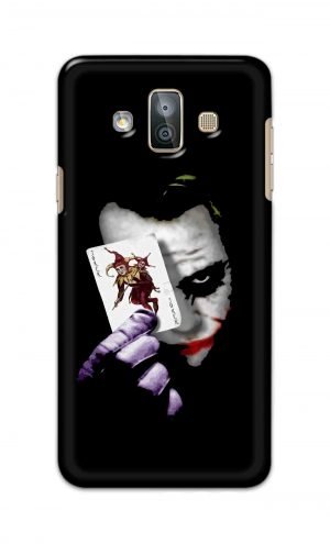 For SamsungGalaxy J7 Duo Printed Mobile Case Back Cover Pouch (Joker Card In Hand)