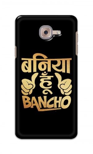 For Samsung Galaxy J7 Max Printed Mobile Case Back Cover Pouch (Baniya Hoon)