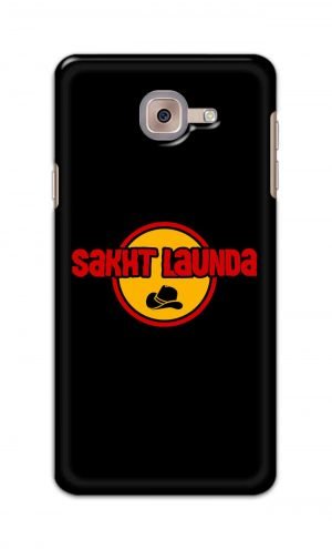 For Samsung Galaxy J7 Max Printed Mobile Case Back Cover Pouch (Sakht Launda)