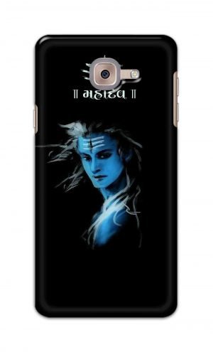 For Samsung Galaxy J7 Max Printed Mobile Case Back Cover Pouch (Bhole Shankar)