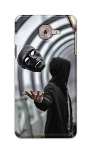 For Samsung Galaxy J7 Max Printed Mobile Case Back Cover Pouch (Mask Man)