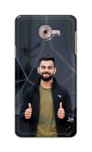 For Samsung Galaxy J7 Max Printed Mobile Case Back Cover Pouch (Virat Kohli)