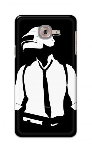 For Samsung Galaxy J7 Max Printed Mobile Case Back Cover Pouch (Pubg)