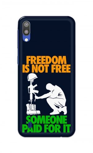 For Samsung Galaxy M10 Printed Mobile Case Back Cover Pouch (Freedom Is Not Free)