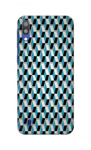 For Samsung Galaxy M10 Printed Mobile Case Back Cover Pouch (Diamonds Pattern)