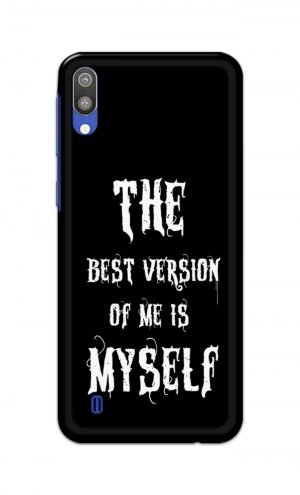 For Samsung Galaxy M10 Printed Mobile Case Back Cover Pouch (The Best Version Of Me)