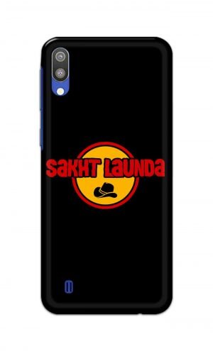 For Samsung Galaxy M10 Printed Mobile Case Back Cover Pouch (Sakht Launda)