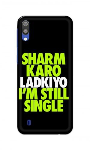 For Samsung Galaxy M10 Printed Mobile Case Back Cover Pouch (Sharm Karo Ladkiyon)