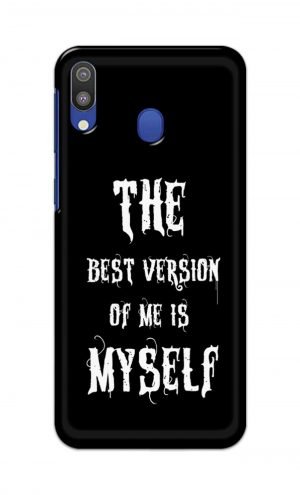 For Samsung Galaxy M20 Printed Mobile Case Back Cover Pouch (The Best Version Of Me)