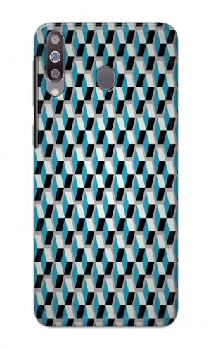 For Samsung Galaxy M30 Printed Mobile Case Back Cover Pouch (Diamonds Pattern)