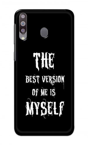For Samsung Galaxy M30 Printed Mobile Case Back Cover Pouch (The Best Version Of Me)
