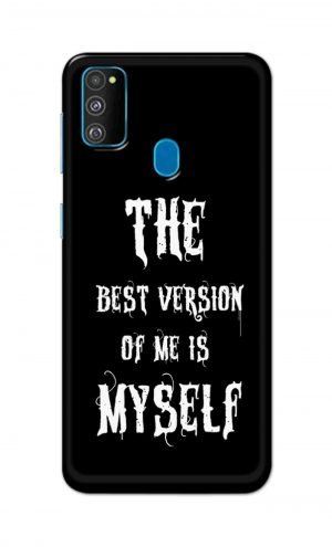 For Samsung Galaxy M30s Printed Mobile Case Back Cover Pouch (The Best Version Of Me)