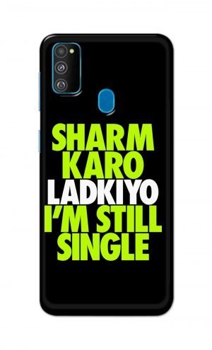 For Samsung Galaxy M30s Printed Mobile Case Back Cover Pouch (Sharm Karo Ladkiyon)