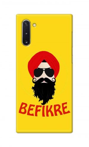 For Samsung Galaxy Note 10 Printed Mobile Case Back Cover Pouch (Sardar Ji Befikre)