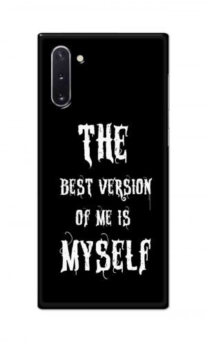 For Samsung Galaxy Note 10 Printed Mobile Case Back Cover Pouch (The Best Version Of Me)