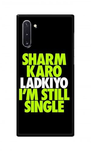For Samsung Galaxy Note 10 Printed Mobile Case Back Cover Pouch (Sharm Karo Ladkiyon)
