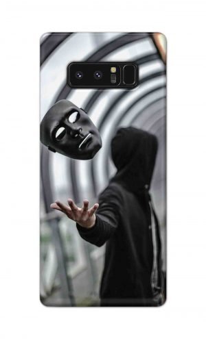 For Samsung Galaxy Note 8 Printed Mobile Case Back Cover Pouch (Mask Man)