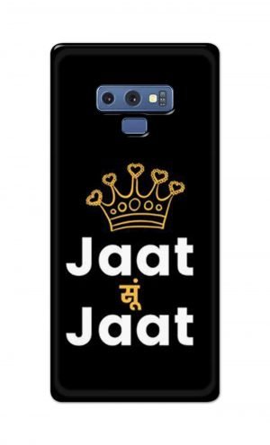 For Samsung Galaxy Note 9 Printed Mobile Case Back Cover Pouch (Jaat Su Jaat)