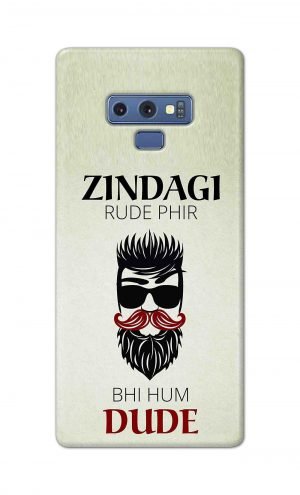 For Samsung Galaxy Note 9 Printed Mobile Case Back Cover Pouch (Beta Tumse Na Ho Payega)