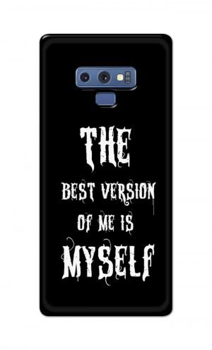 For Samsung Galaxy Note 9 Printed Mobile Case Back Cover Pouch (The Best Version Of Me)