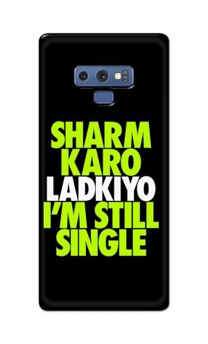 For Samsung Galaxy Note 9 Printed Mobile Case Back Cover Pouch (Sharm Karo Ladkiyon)