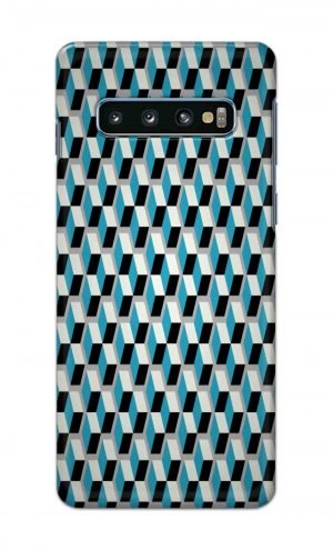 For Samsung Galaxy S10 Printed Mobile Case Back Cover Pouch (Diamonds Pattern)