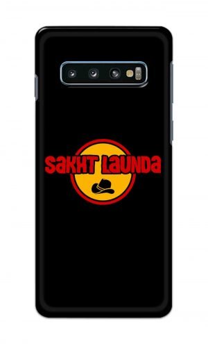 For Samsung Galaxy S10 Printed Mobile Case Back Cover Pouch (Sakht Launda)