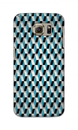 For Samsung Galaxy S6 Printed Mobile Case Back Cover Pouch (Diamonds Pattern)