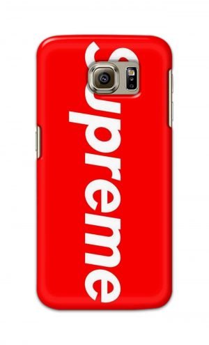 For Samsung Galaxy S6 Printed Mobile Case Back Cover Pouch (Supreme Red)