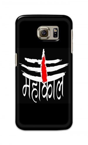 For Samsung Galaxy S6 Printed Mobile Case Back Cover Pouch (Mahakaal)