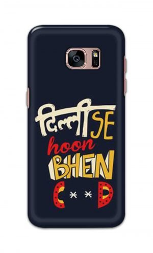 For Samsung Galaxy S7 edge Printed Mobile Case Back Cover Pouch (Dilli Se Hoon)