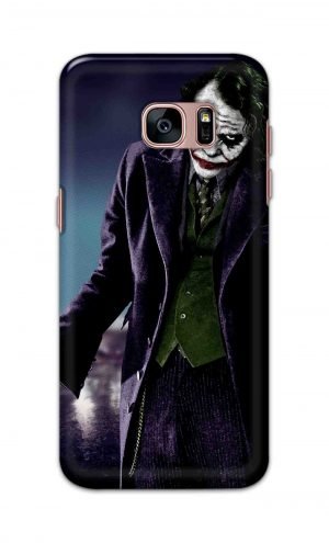 For Samsung Galaxy S7 edge Printed Mobile Case Back Cover Pouch (Joker Standing)