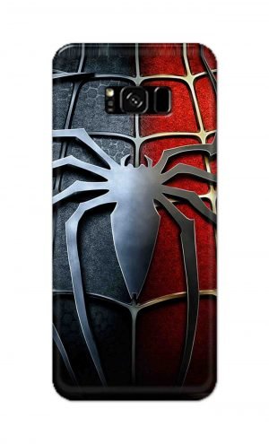 For Samsung Galaxy S8 Printed Mobile Case Back Cover Pouch (Spider)