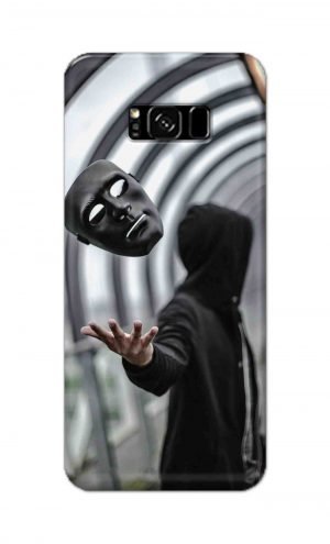 For Samsung Galaxy S8 Printed Mobile Case Back Cover Pouch (Mask Man)