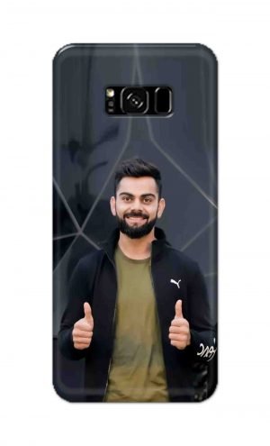 For Samsung Galaxy S8 Printed Mobile Case Back Cover Pouch (Virat Kohli)