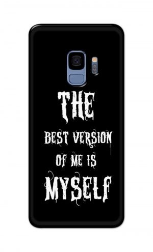 For Samsung Galaxy S9 Printed Mobile Case Back Cover Pouch (The Best Version Of Me)
