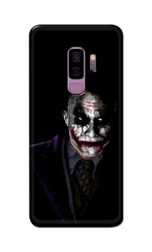 For Samsung Galaxy S9 Plus Printed Mobile Case Back Cover Pouch (Joker Why So Serious)