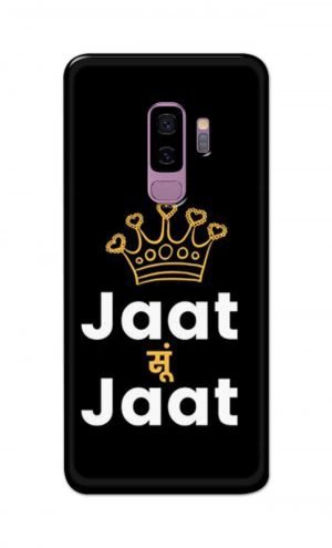 For Samsung Galaxy S9 Plus Printed Mobile Case Back Cover Pouch (Jaat Su Jaat)