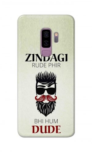 For Samsung Galaxy S9 Plus Printed Mobile Case Back Cover Pouch (Beta Tumse Na Ho Payega)