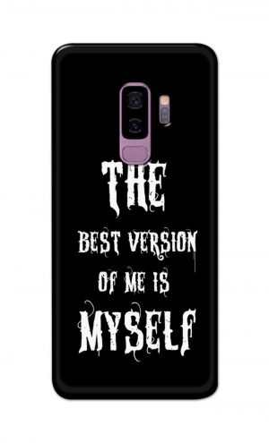 For Samsung Galaxy S9 Plus Printed Mobile Case Back Cover Pouch (The Best Version Of Me)